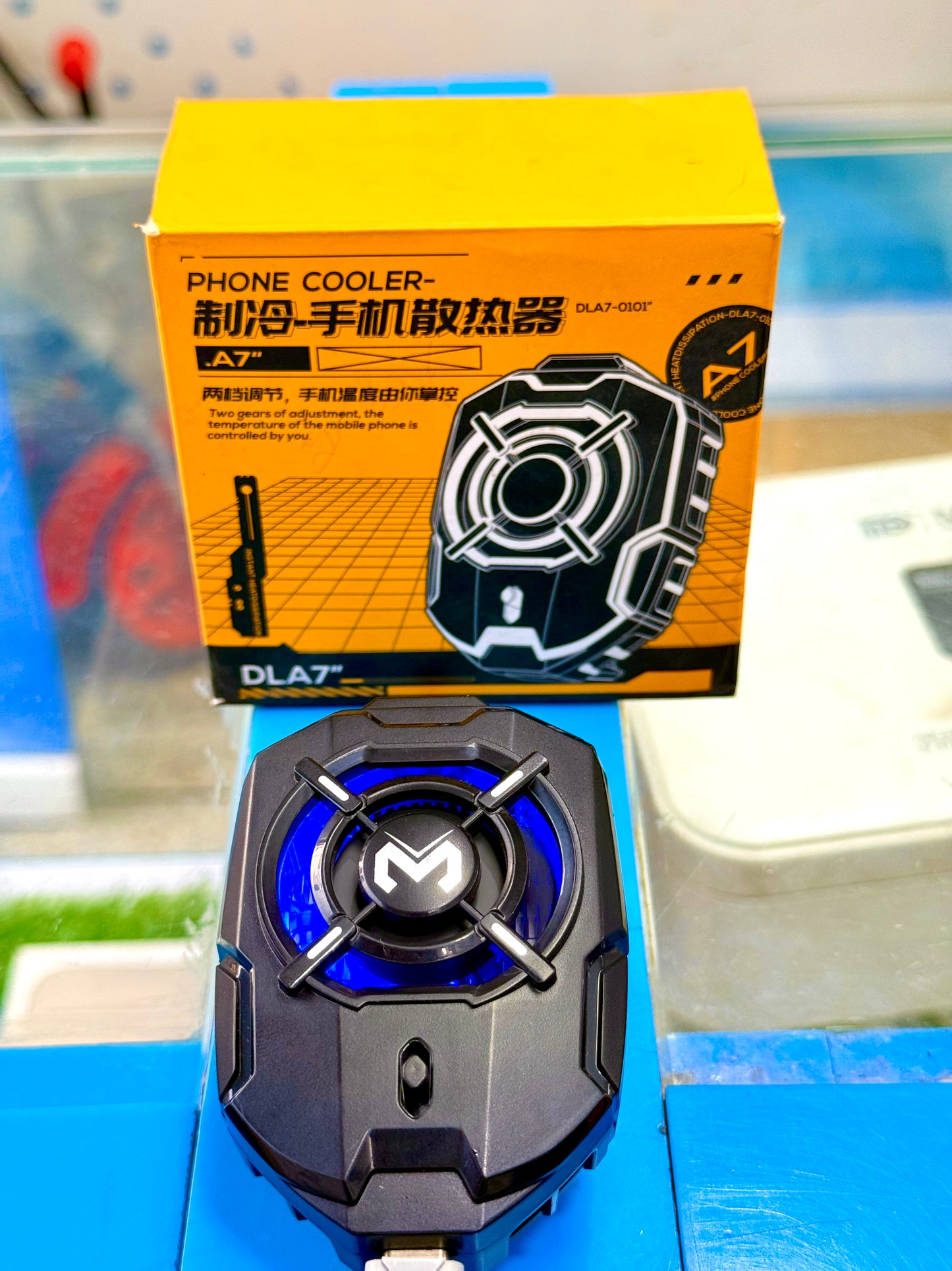 🔥 DLA 7 Magnetic Cooling Fan – Ultra-Fast Phone Radiator for Gamers