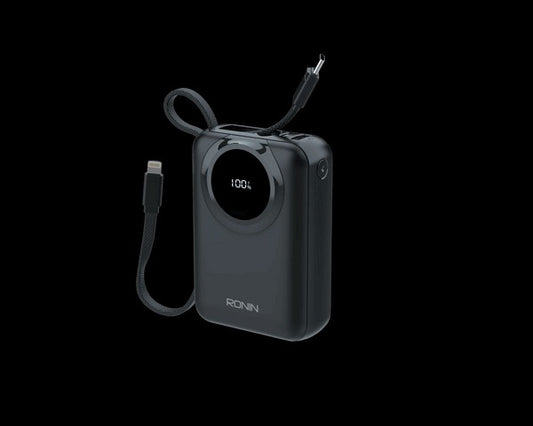 Ronin R-4040 | 35W Ultra Fast Power Bank with Built-in Type-C & Lightning Output