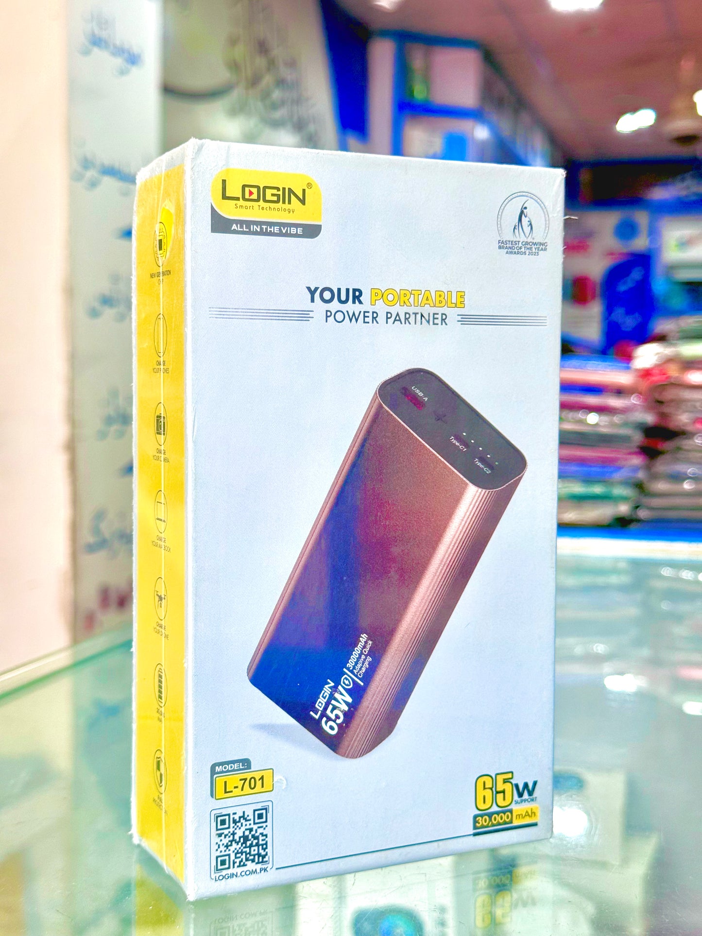 Login L-701 Power Bank | 30000mAh | 20W Fast Charging