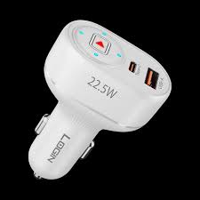 Login L-600 22.5W Car Charger – Fast Charging with Micro USB Cable & 1 Year Warranty